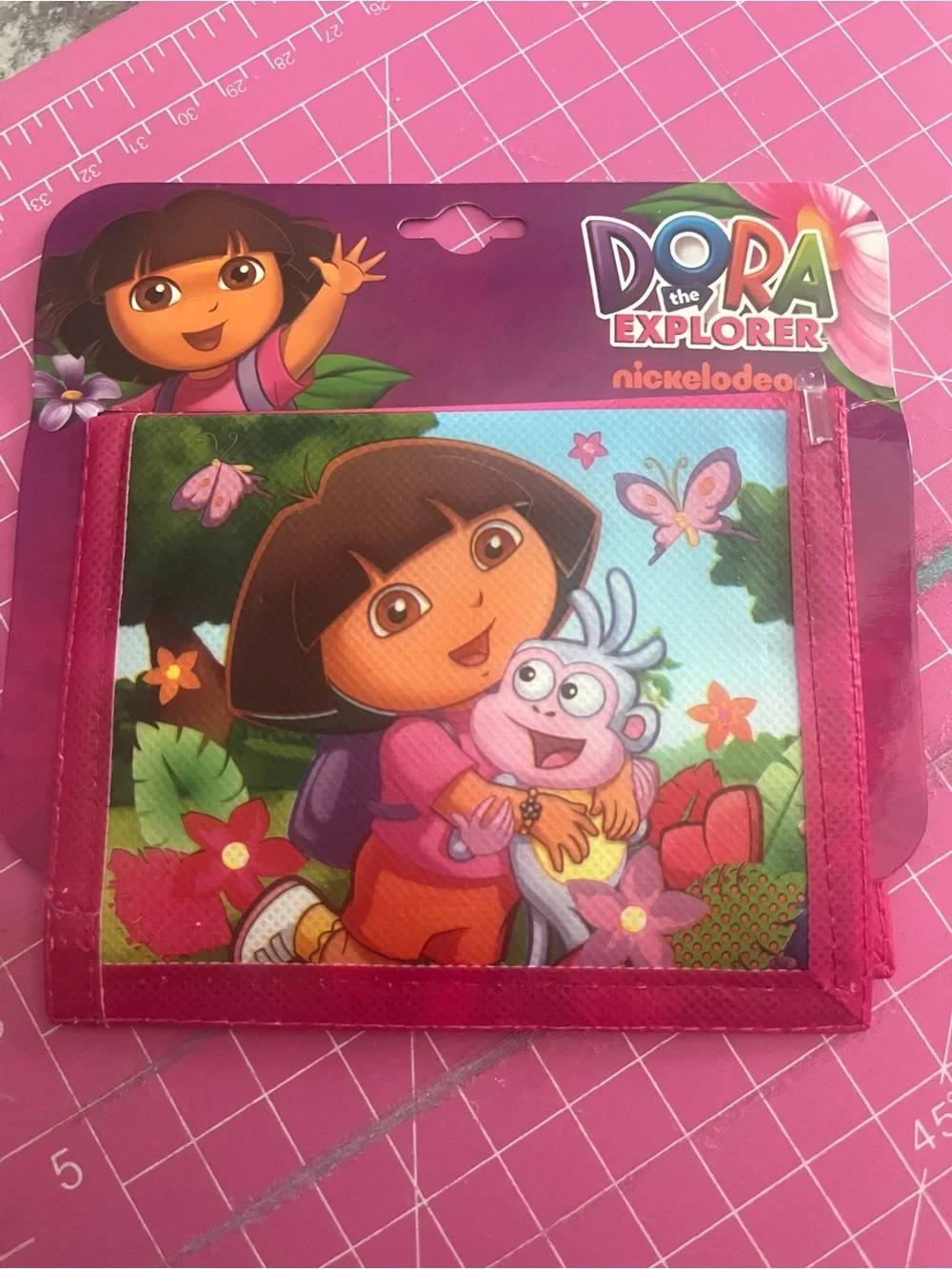 Nickelodeon Dora the Explorer Pink and Purple Kids Wallet